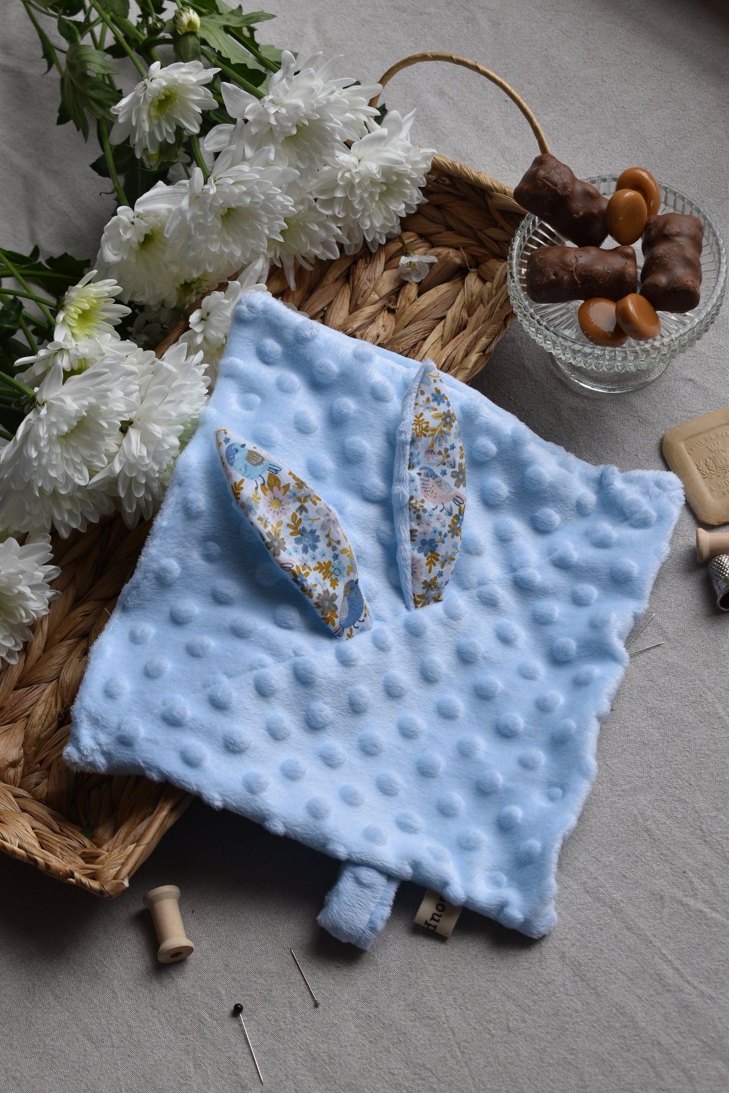 Doudou plat PASSIFLORE