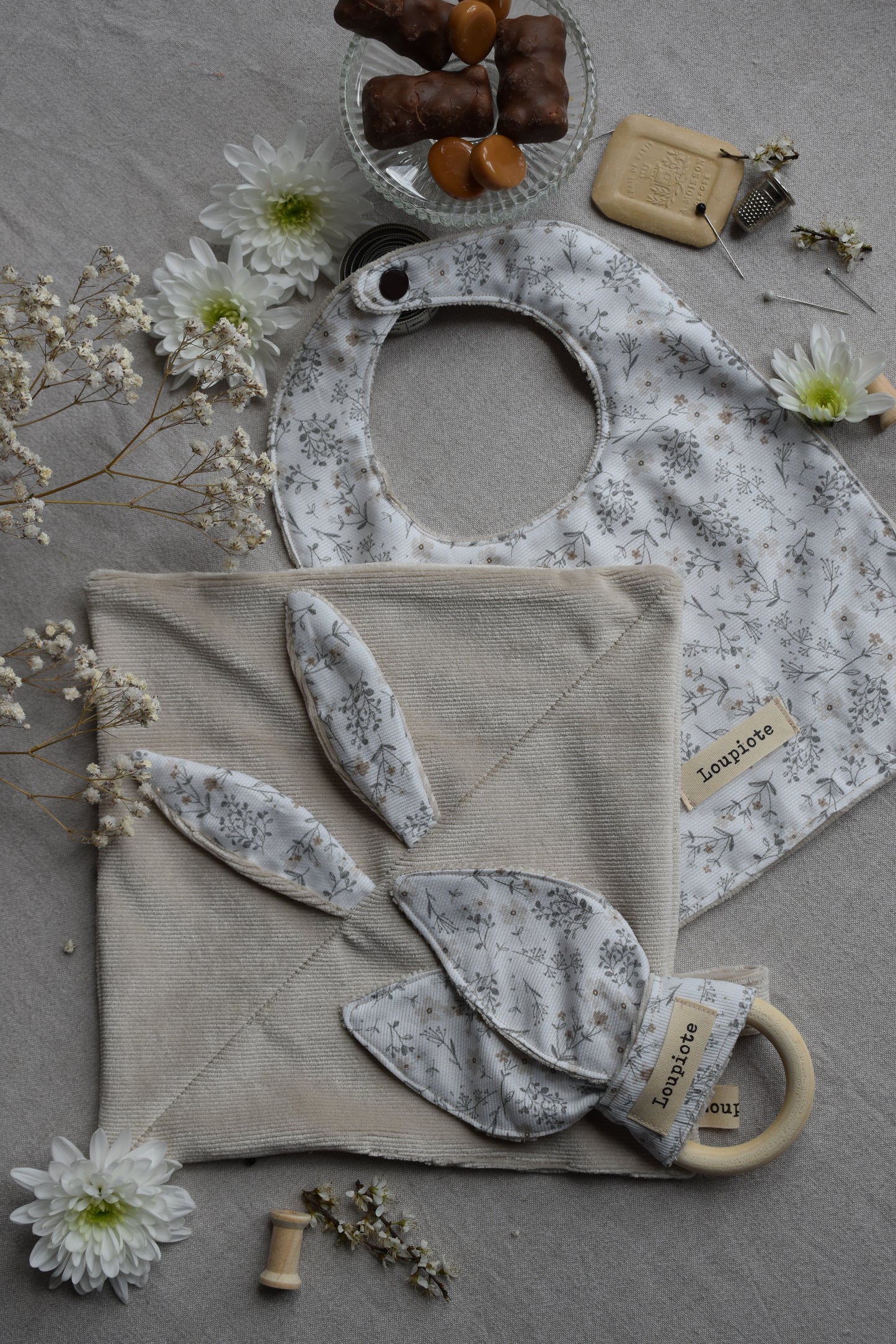 Doudou plat AUBÉPINE